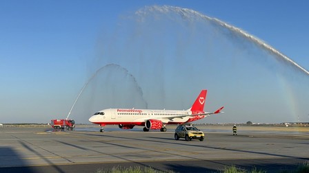 Aeronava Airbus A220-300 aparținând companiei AnimaWings a fost lansată oficial pentru zboruri. Foto: Libertatea