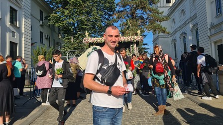 Bogdan Murariu: „Am venit să ne rugăm pentru căavem doar crize” | Foto: Cătălin Hopulele