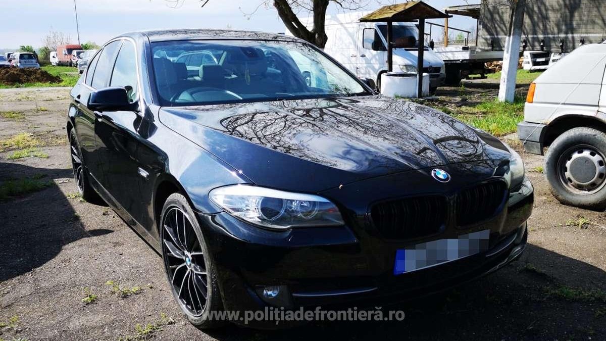 BMW căutat în Marea Britanie, găsit în România