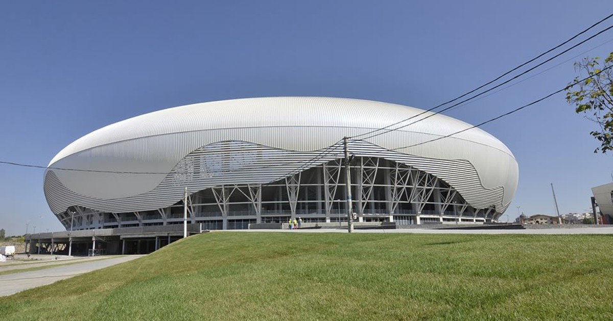 Noul stadion din Craiova arată precum un OZN