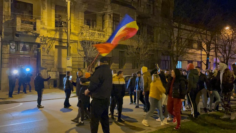 Protest la Timișoara, față de noile restricții anti-COVID