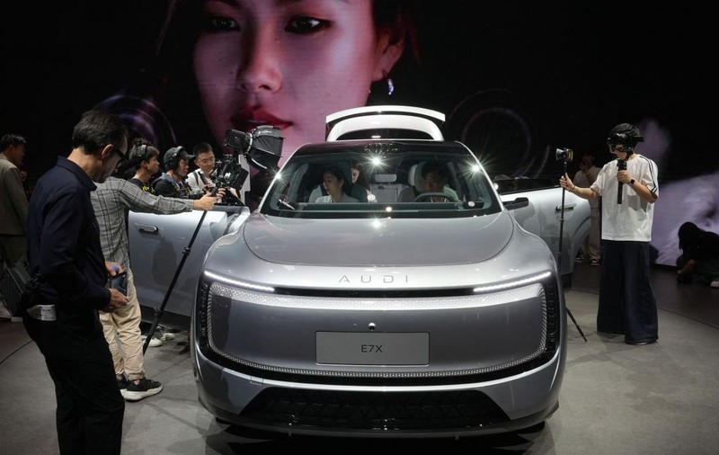 Audi a deschis acțiuni în instanță în Germania împotriva unui importator care vinde modelele electrice AUDI E5 și E7X produse în China. Foto: Hepta