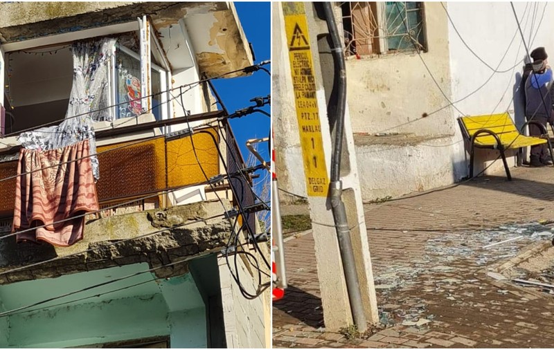 O butelie a explodat într-un bloc din oraşul Hârlău. Un copil de doi ani a fost rănit