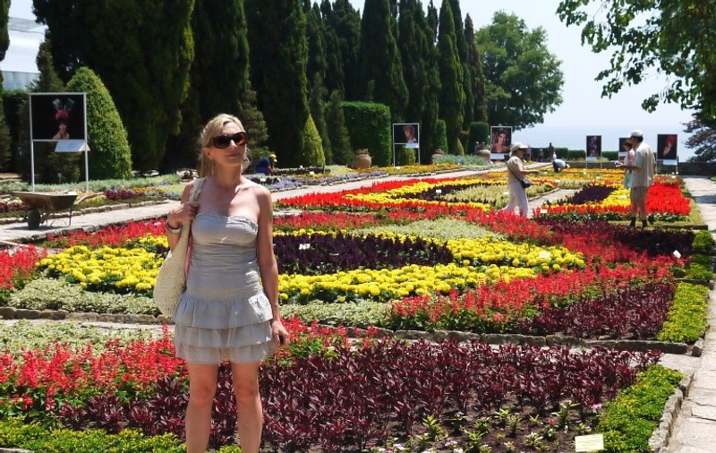 Luana Ibacka, în vizită la Balcic