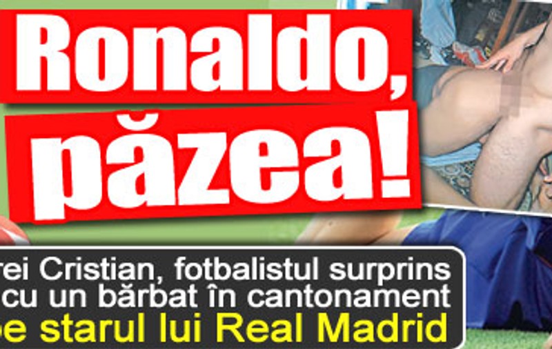 Unul dintre fotbaliştii români gay îl adoră pe Ronaldo