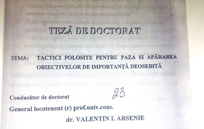 Libertatea prezintă pasaje din lucrarea de doctorat a șefului SPP Lucian Pahonțu, publicată în 2003. Istoric: „E în registrul mentalității lui Nicolae Ceaușescu, în care revoluționarii erau catalogați drept huligani”