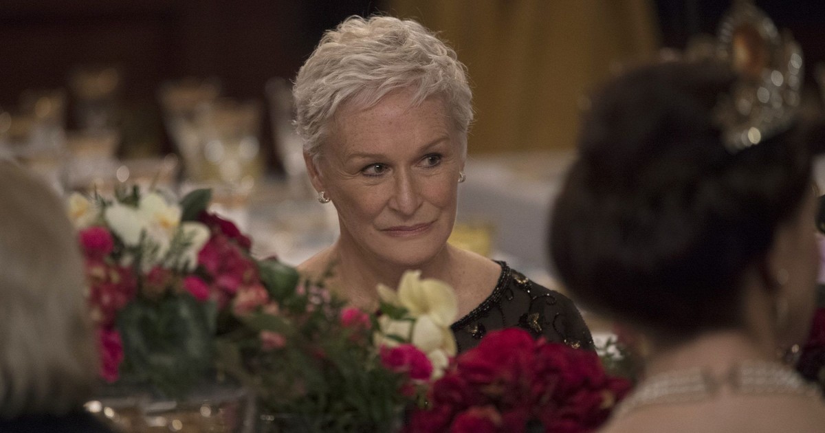 Glenn Close, scenă din filmul The Wife, care i-a adus nominalizarea la premiul Oscar pentru cel mai bun actriță în rol principal