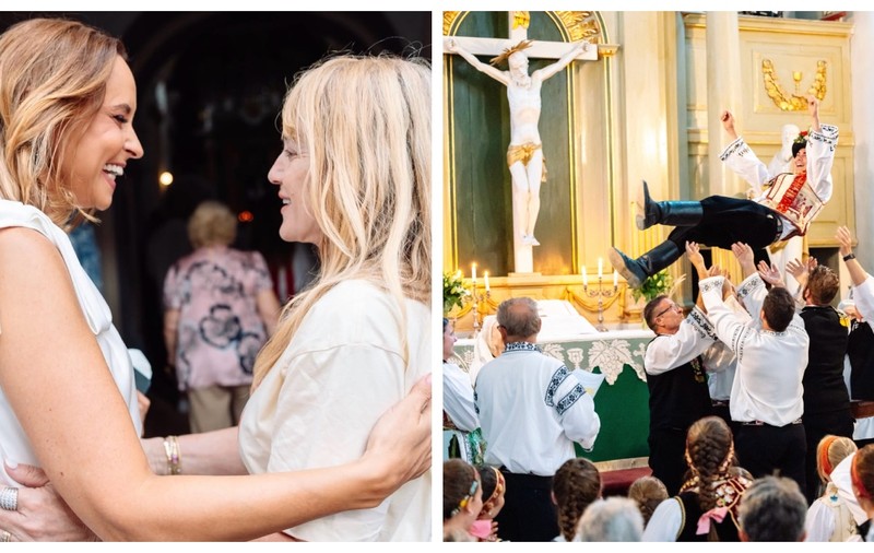 Cum au apărut Andreea Marin, Nadia Comăneci și Kira Hagi, la ritualul nunții sașilor, în Transilvania. Imaginile au fost făcute publice. „Oaspetele de onoare”