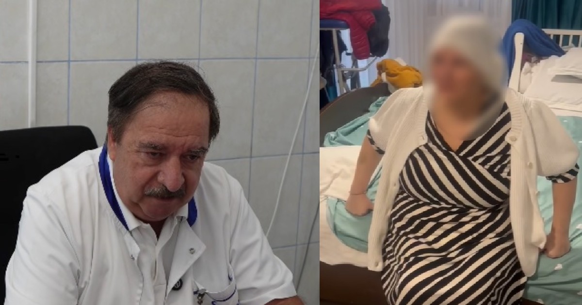Dr Renică Diaconescu, medic primar neurolog, șeful secției Neurologie -SJU Slatina și o pacientă care a supraviețuit tratamentului