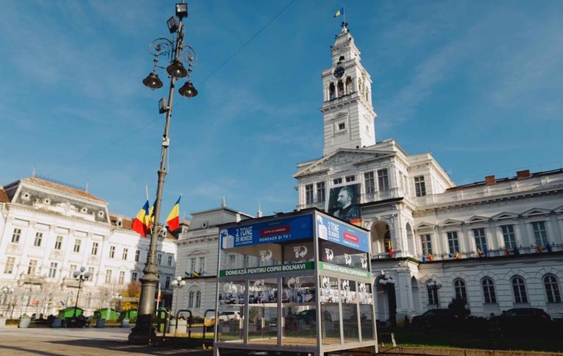 70.988 de lei adunați în Arad, în scop umanitar, în campania ”Cutia cu monede”
