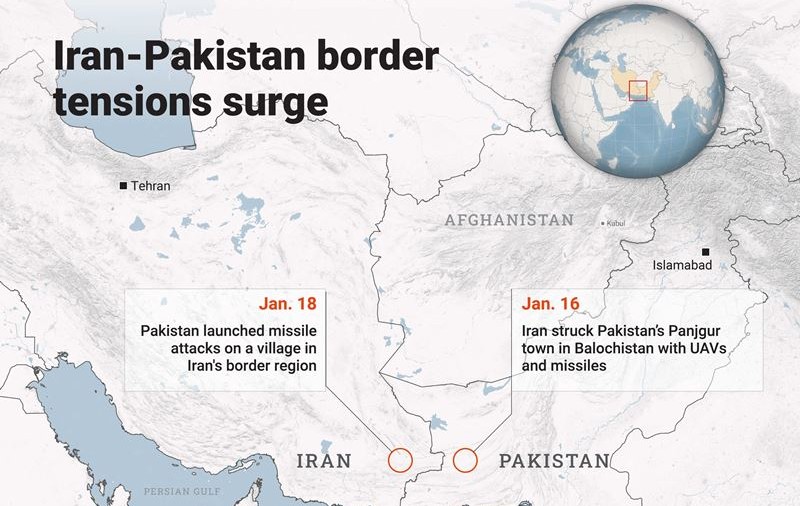 Iran și Pakistan s-au înțeles pentru o aplanare a conflictului după atacuri reciproce cu rachete