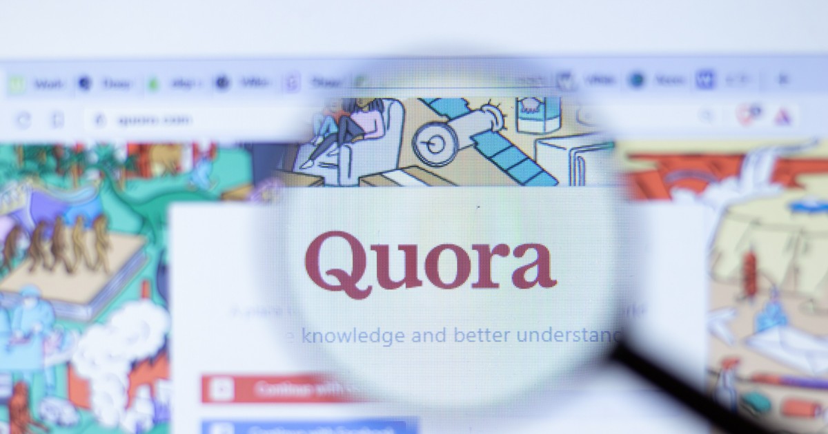 Ce este platforma Quora şi cum funcţionează - Imagine cu pagian de pornire a platformei Quora