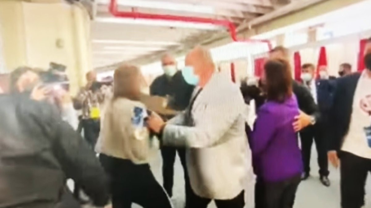 Mădălina Mihalache si Catalina Manoiu, doua jurnaliste bruscate la Congresul PNL de la Romexpo