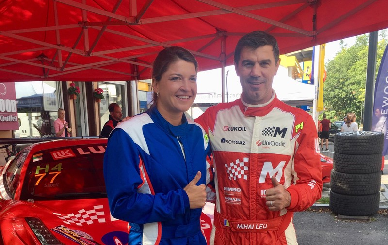 Mihai Leu și Alexandra Dulgheru, senzații tari la peste 150 kilometri la oră!