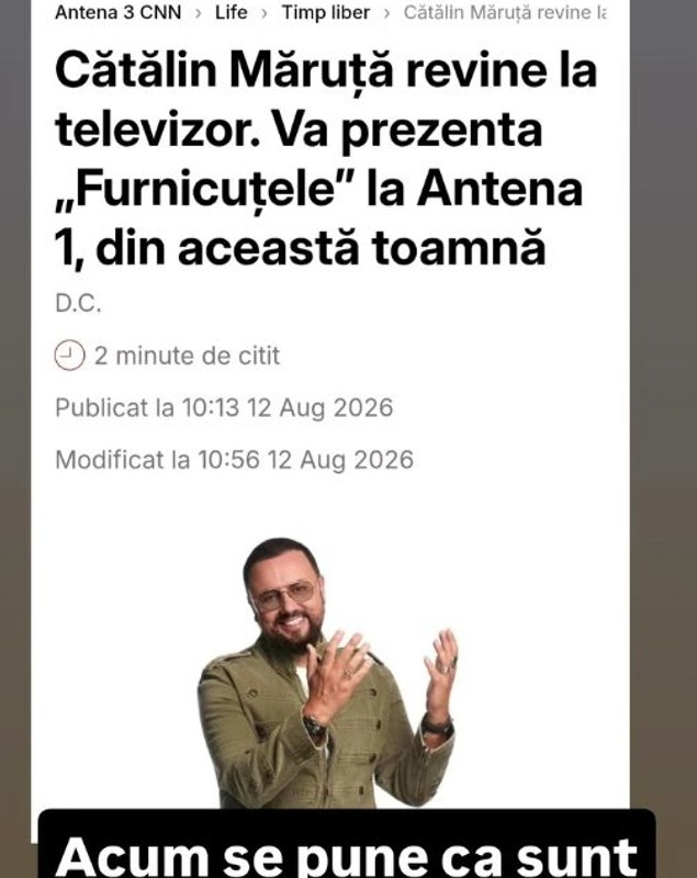 Mircea Badea, atac la Cătălin Măruță, după ce a semnat cu Antena 1: „Coleg de trust cu domnul? Poate o să-i iasă mai bine”