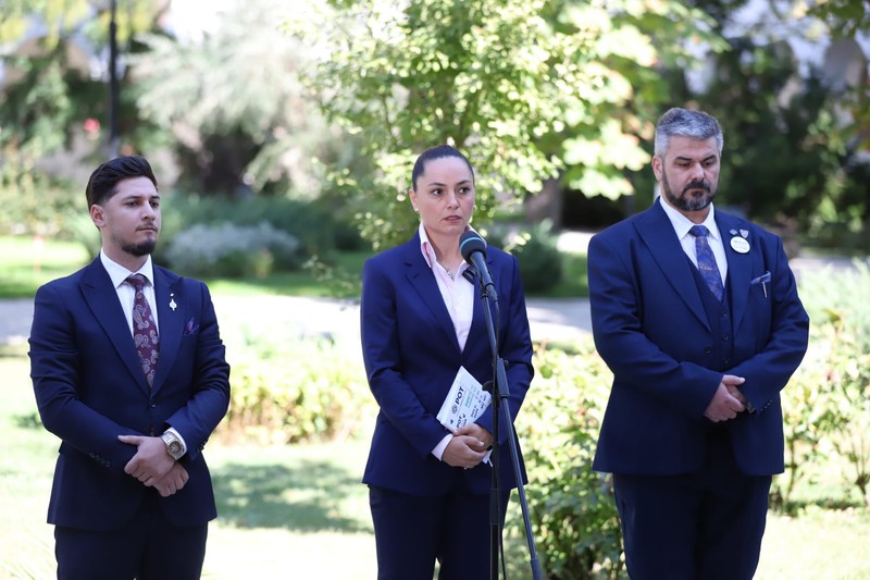 Anamaria Gavrilă la Consultările de la Cotroceni, 17 septembrie 2026. Sursă foto: Dumitru Angelescu