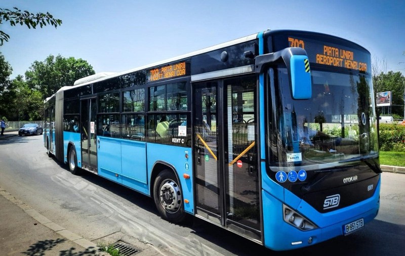 Autobuzul 783 către Aeroportul Otopeni, înlocuit cu autobuzul 100, care va circula la intervale mai mici, non-stop