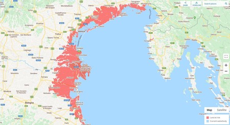 Veneția a văzut deja anul acesta inundații istorice, iar altele ar putea veni FOTO: Climate Central