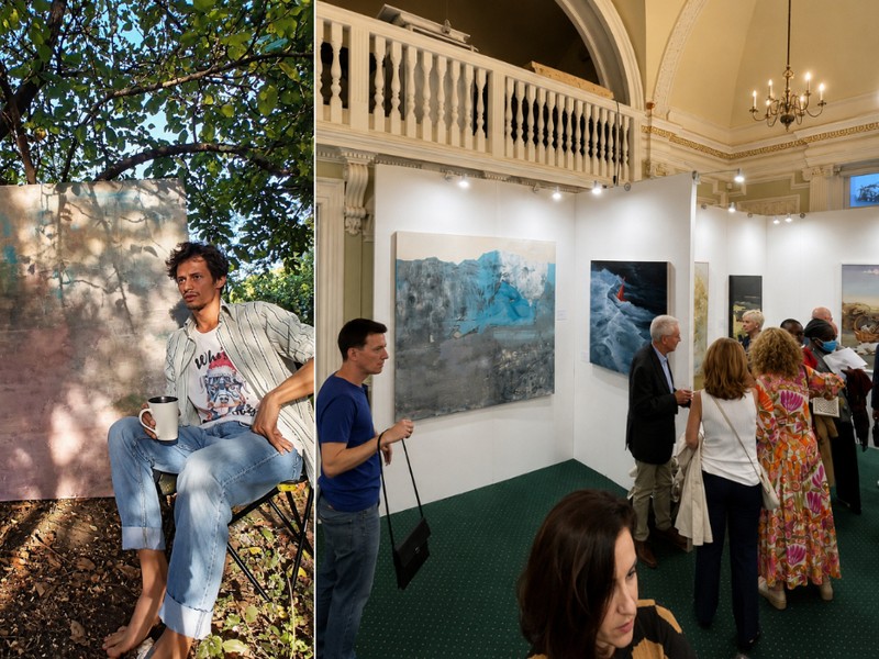 Povestea lui Adrian Dică, pictorul român care a expus la Academia Regală de Arte din Londra