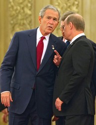Vladimir Putin și George W. Bush | Foto: Profimedia