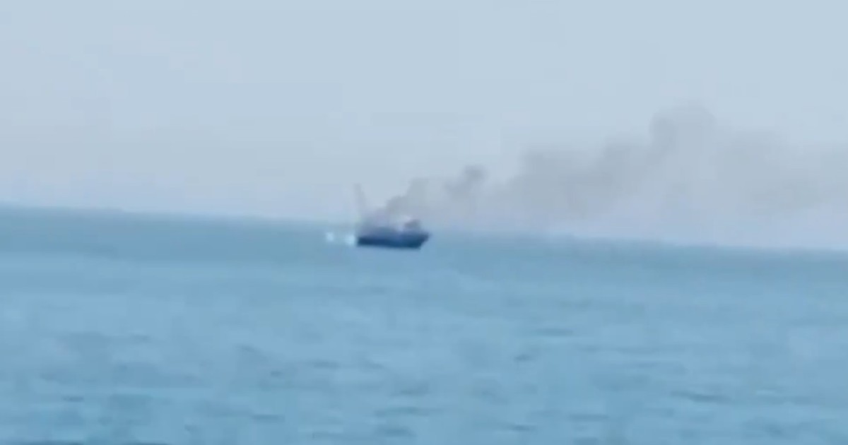 Navă de pescuit atacată în Marea Neagră Captură X @OkcularTepesi13