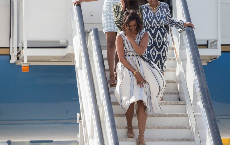 Fiica cea mare a lui Barack Obama, moment „Marilyn Monroe” în timpul vizitei din Spania | FOTO