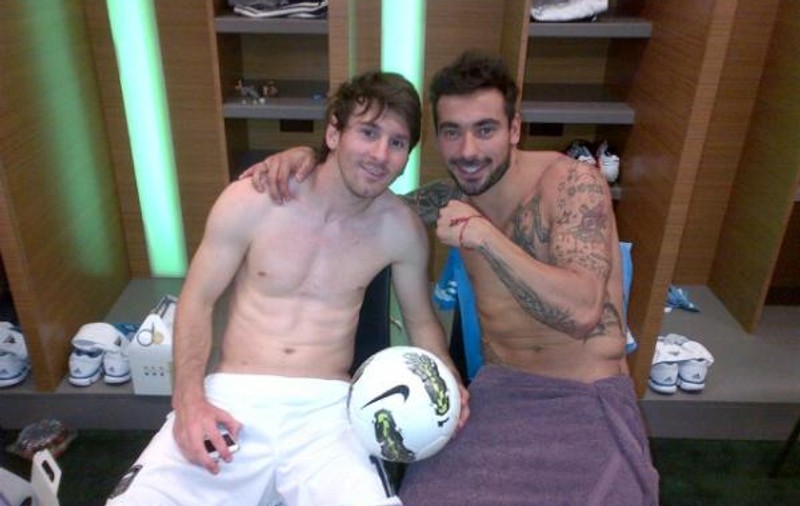 Lavezzi a publicat o poză cu el şi Messi: "Un golgeter şi un idiot"