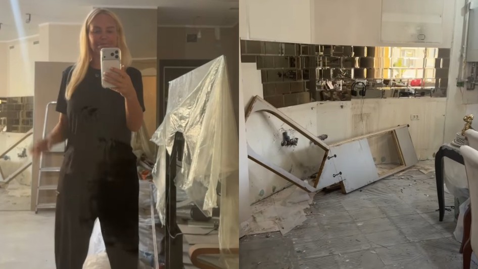 Vica Blochina își renovează apartamentul