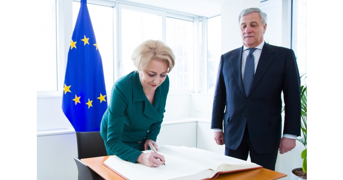 Președintele PE, mesaj după întâlnirea cu Viorica Dăncilă: