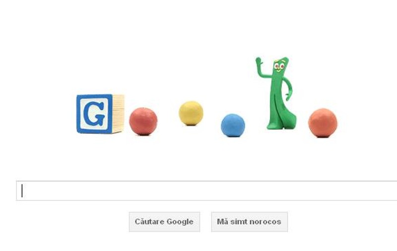 Google îl omagiază pe Art Clokey, creatorul personajului Gumby, la 90 de ani de la naştere