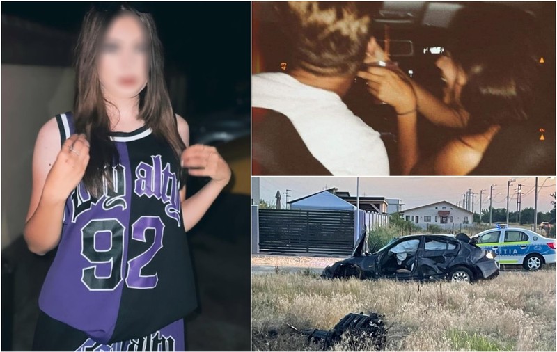 Trupul Mariei, tânăra aruncată dintr-un BMW răsturnat în Dolj și ucisă pe loc, găsit de polițiști după câteva ore de la accident
