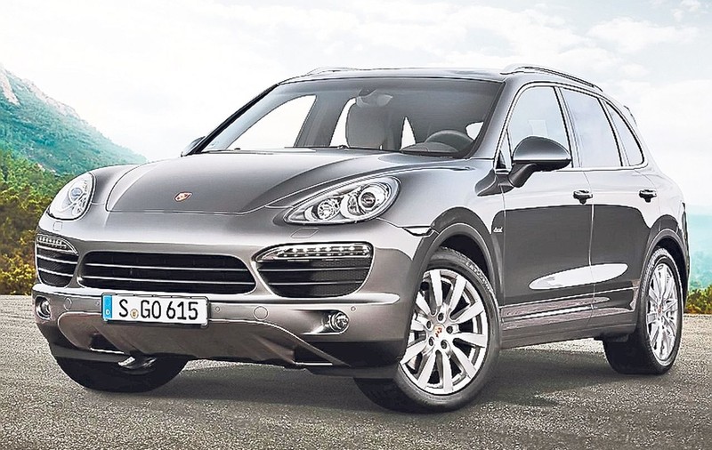 Porsche Cayenne subţire cu poprire pe pensie se ţine!