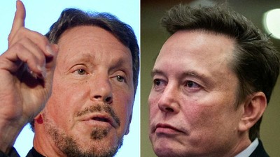 Larry Ellison si Elon Musk