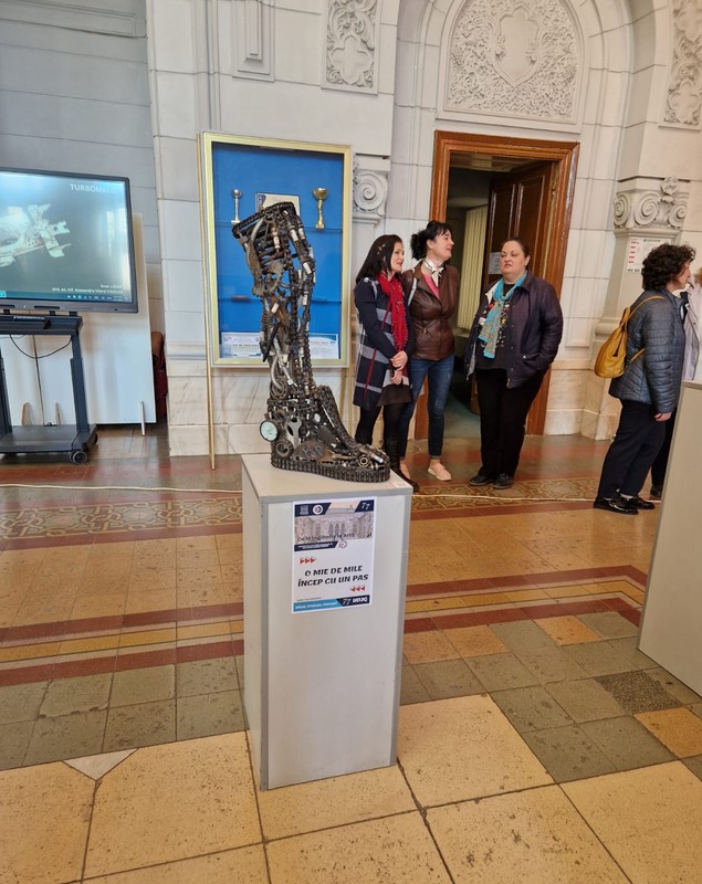 Povestea expoziției surprinzătoare din Galați „De la inginerie la artă”, care îmbină creativitatea cu sculptura 