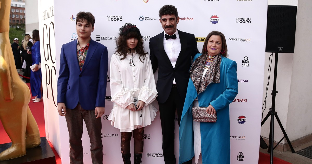 Toma Cuzin și familia la GOPO 2024