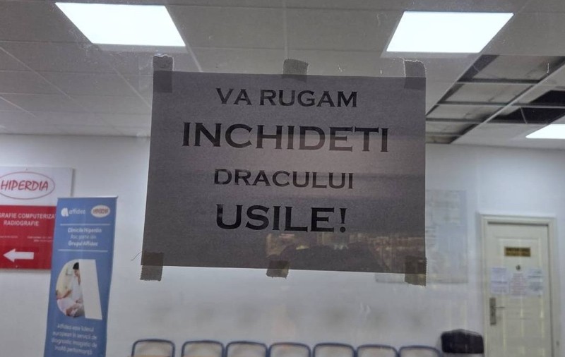 Mesaj incredibil la Policlinica Cina din Ploiești  „Vă rugăm, închideți dracului ușile!