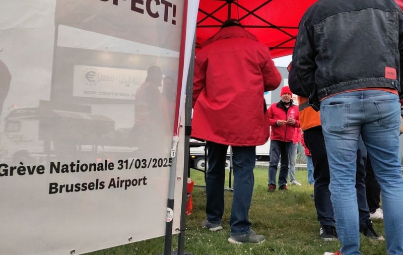 Belgia, paralizată de o grevă națională: Niciun avion nu decolează de pe aeroportul din Bruxelles, magazinele sunt închise