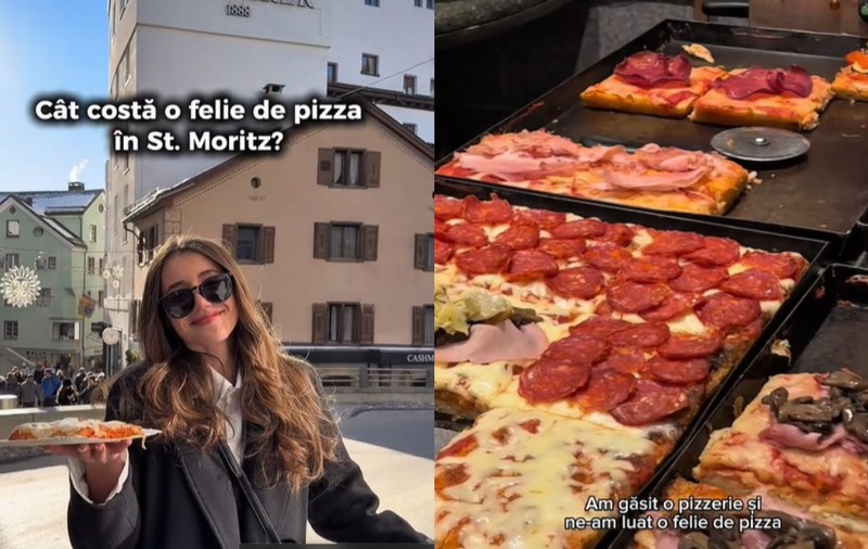O româncă a mers în St. Moritz, cea mai scumpă stațiune din Elveția, și a fost uimită de prețuri: cât a plătit pe parcare și o felie de pizza
