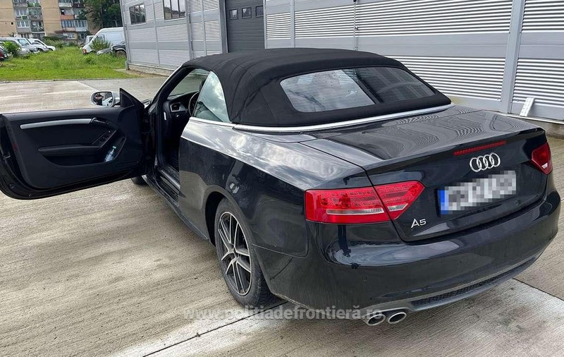 Șoferul care le-a spus polițiștilor că portbagajul e stricat și nu se deschide a rămas fără Audi, pe o șosea din Maramureș