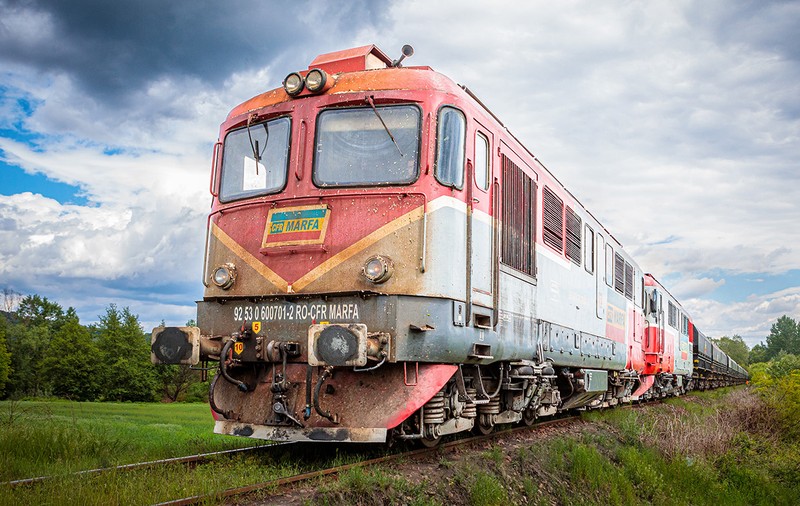 Un vagon al unui tren din Constanța s-a răsturnat și alte patru au deraiat, pe o linie de marfă