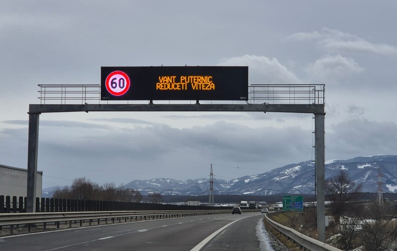S-a redeschis traficul pe A1, între Sibiu şi Boiţa, dar viteza e limitată la 60 km/h