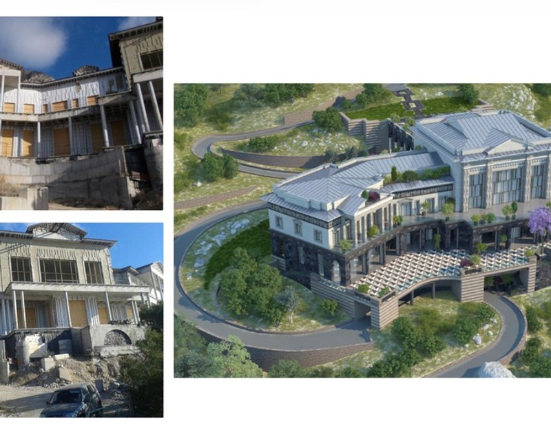 Cum arată palatul lui Vladimir Putin din Crimeea: dispune de clinică privată și heliport