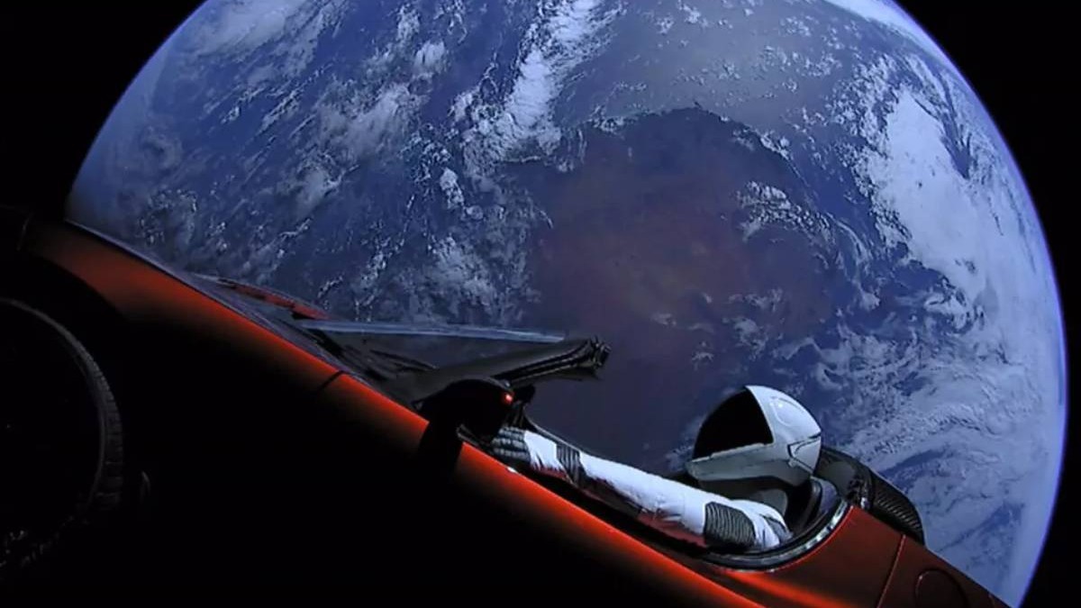 elon musk tesla roadster