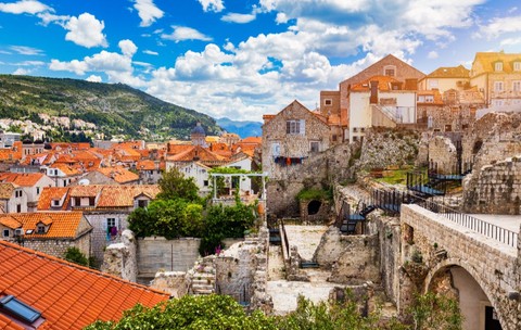 Un cartier din orașul Dubrovnik