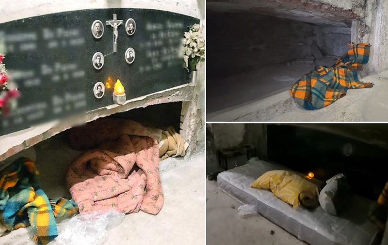 Oamenii săraci au ajuns să doarmă printre morți, în morminte goale, ca să nu înghețe de frig, în Modena: „M-am speriat și am fugit”