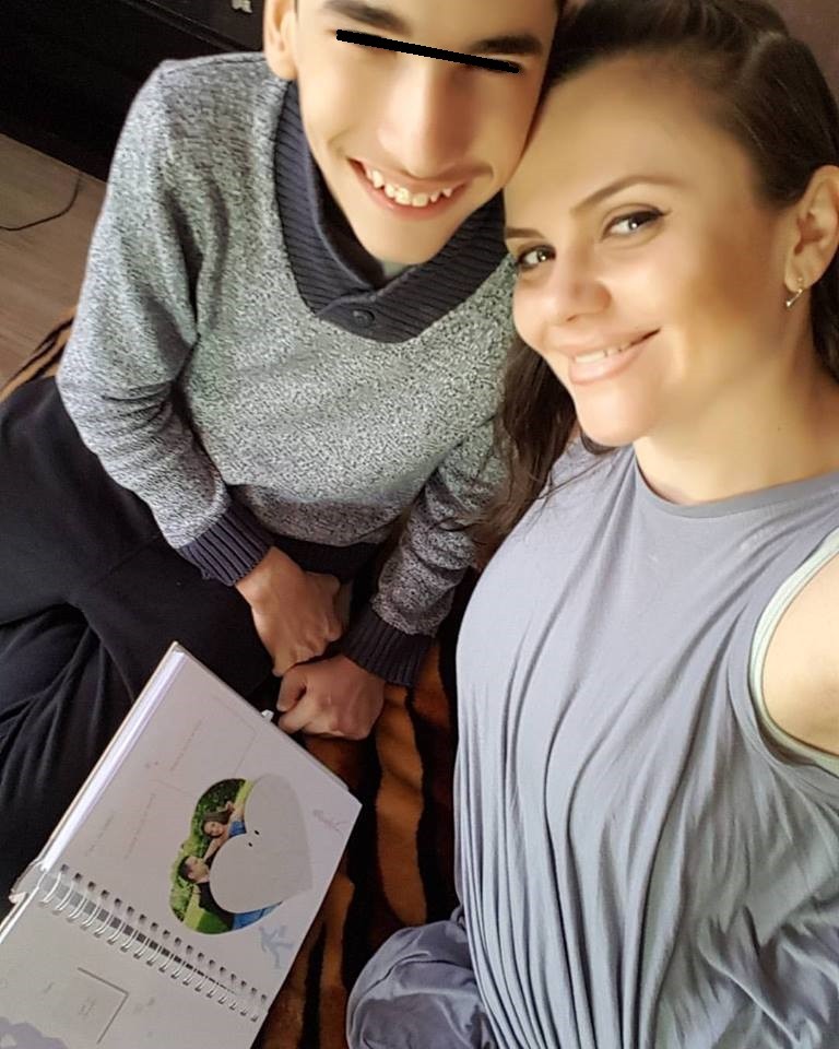 Cristina Șișcanu și băiețelul lui Mădălin Ionescu, într-o imagine emoționantă