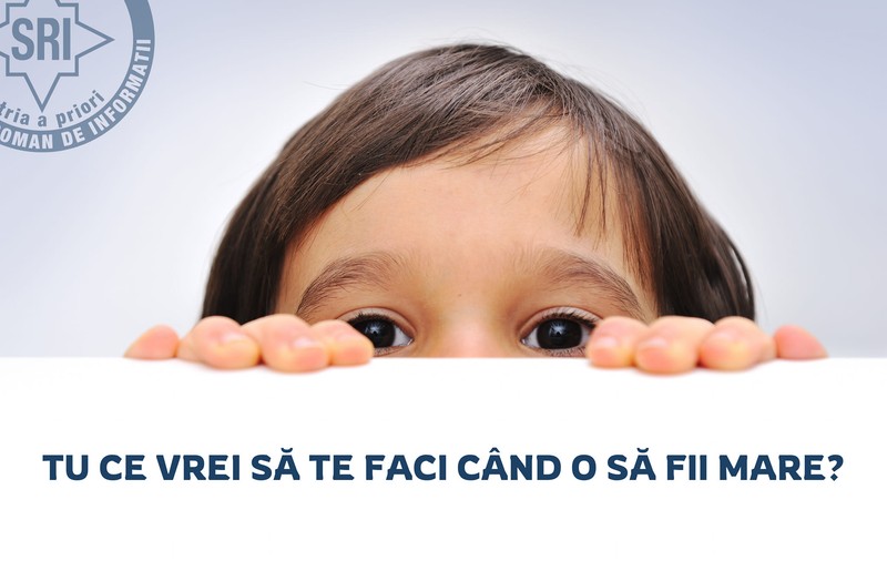 Mesaj viral postat pe Facebook de SRI, de Ziua Copilului: „Tu ce vrei să te faci când o să fii mare?”