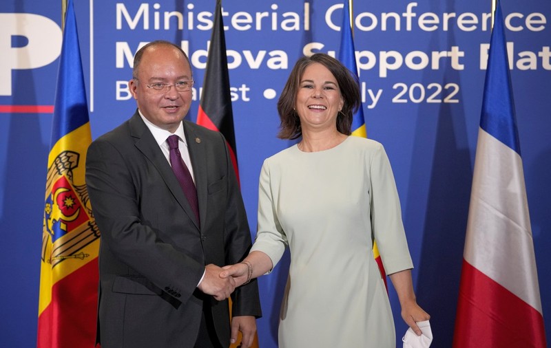 Două milioane de tone de cereale ucrainene pot trece pe Dunăre și prin portul Constanța, spune ministrul german de externe