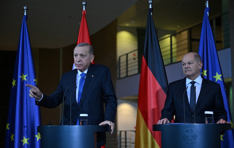 Scholz spune că „dreptul Israelului de a exista este irefutabil", în timp ce Erdogan face noi acuzații dure: „Uciderea copiilor nu există în Tora"
