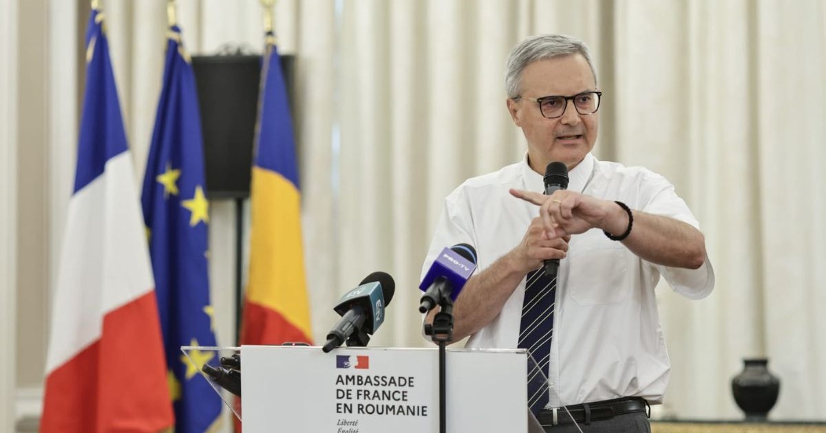 Conferință de presă Ambasada Franței în România - Nicolas Warnery
